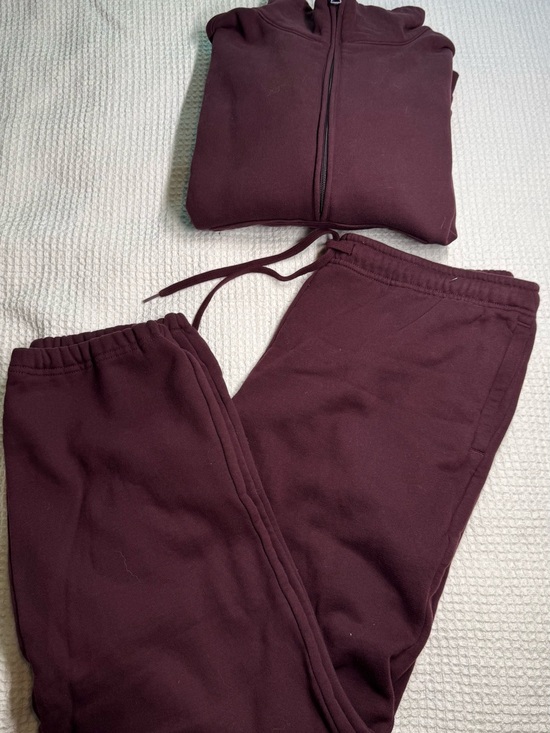 Lands' End Other - Lands' End Maroon High-Rise Lounge Set